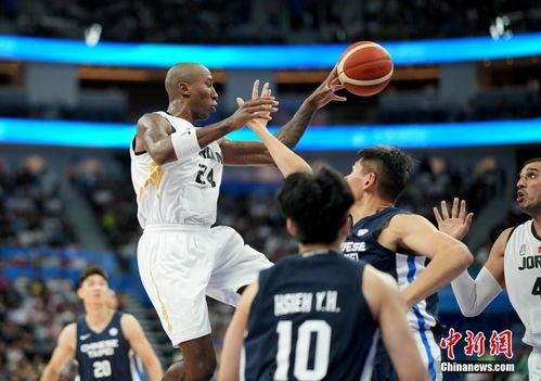 杭州亚运会篮球男子半决赛：约旦VS中国台北,止步半决赛